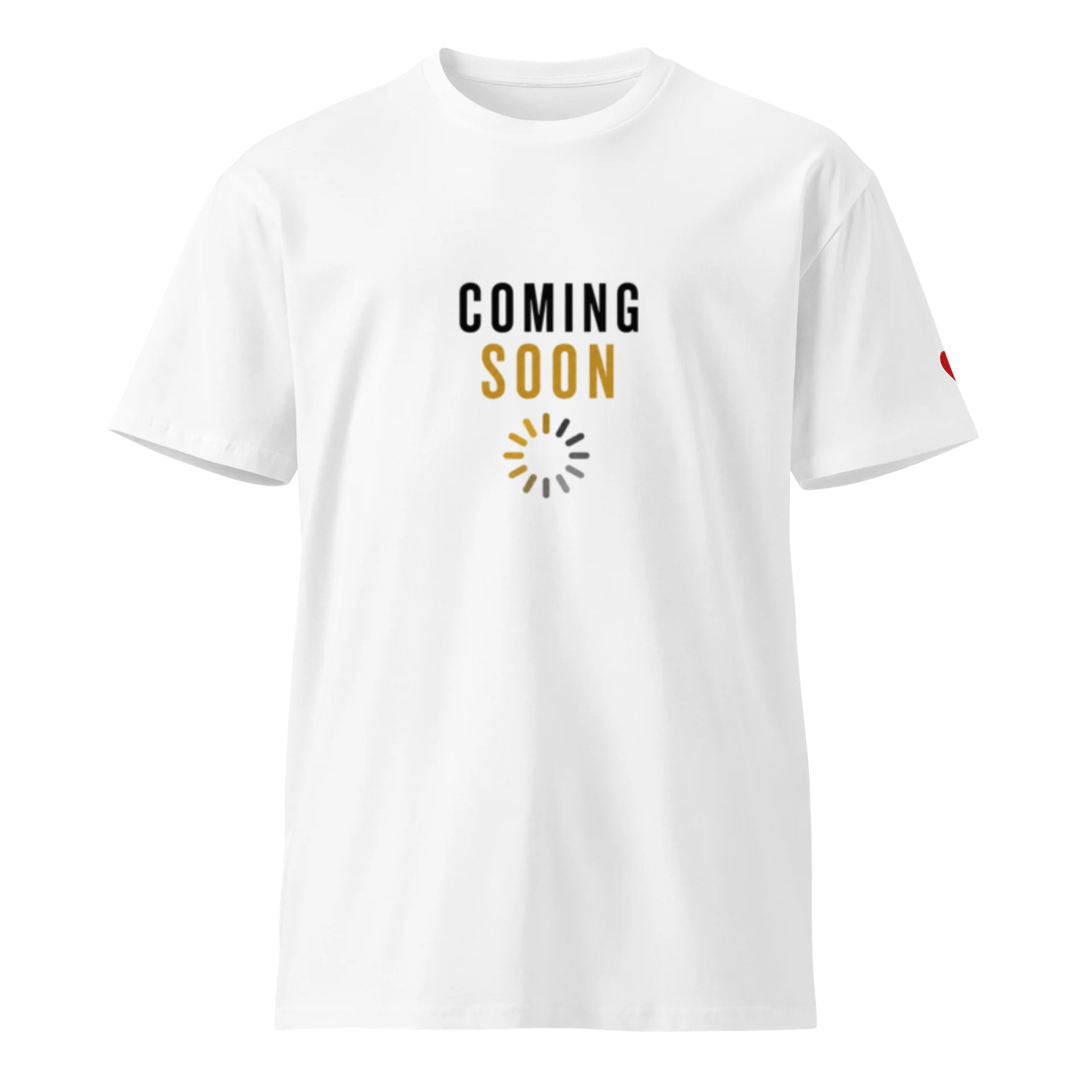 Minimalist black t-shirt with typographic print from Collection Zero